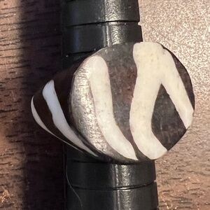 Bone Kenyan Ring - Leopard Design